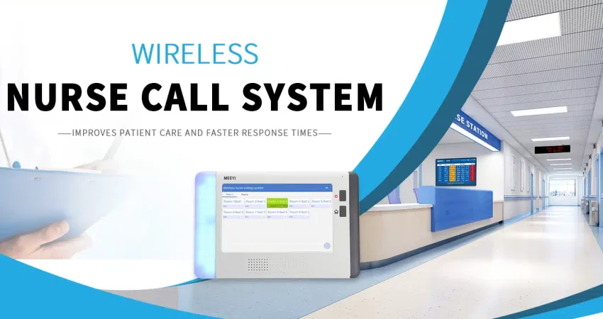 Wireless nurse call system for hospitals